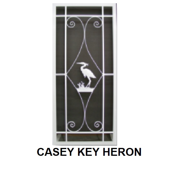 Casey Key Heron — finished door