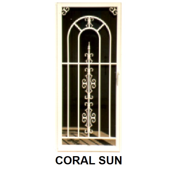 Coral Sun — finished door