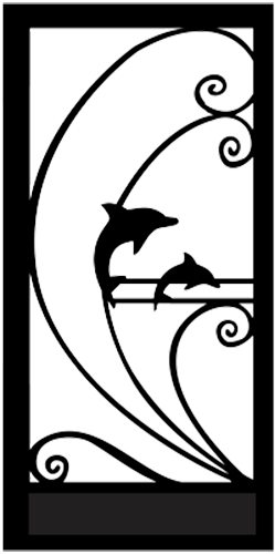 Dolphin — line drawing