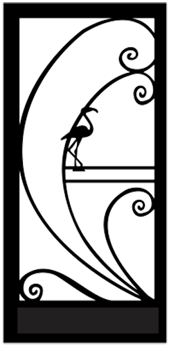 Flamingo — line drawing