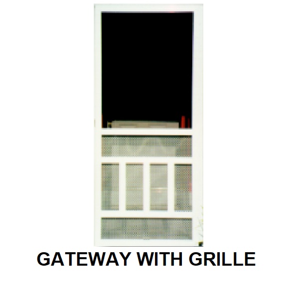Gateway With Grille — finished door