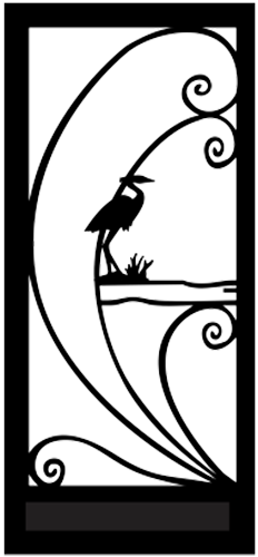 Heron — line drawing