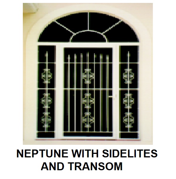 Neptune W/ Sidelite+transom — finished door