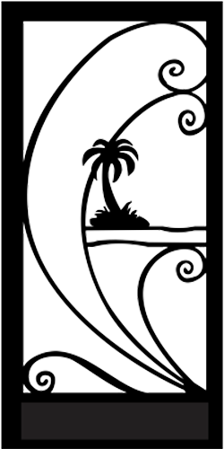 Palm Tree — line drawing