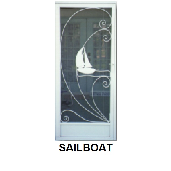 Sailboat — finished door