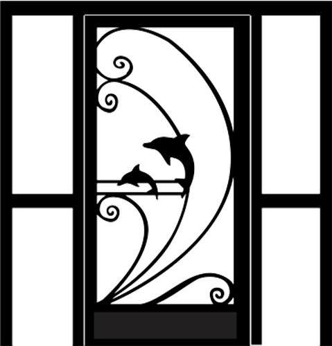 Dolphin — line drawing