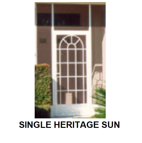 Heritage Sun — finished door