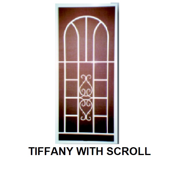 Tiffany With Scroll — finished door