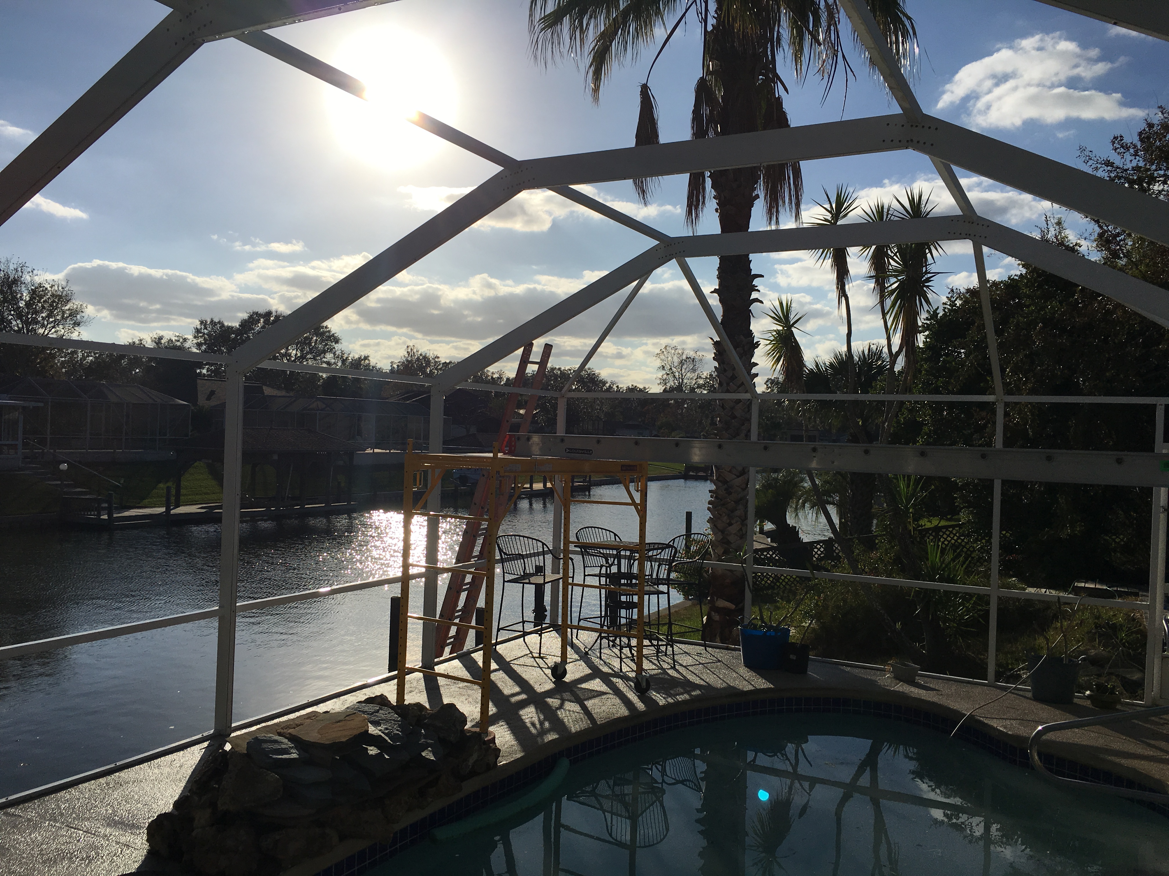 Pool Rescreen project by AllTech Screening in Volusia & Central Florida #1